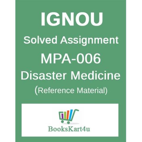 IGNOU MPA-6 Assignment