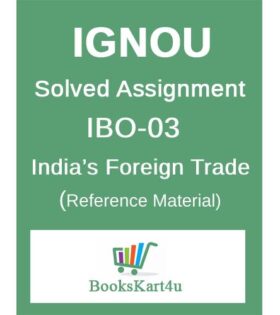 IGNOU PGDIBO-3 Assignment