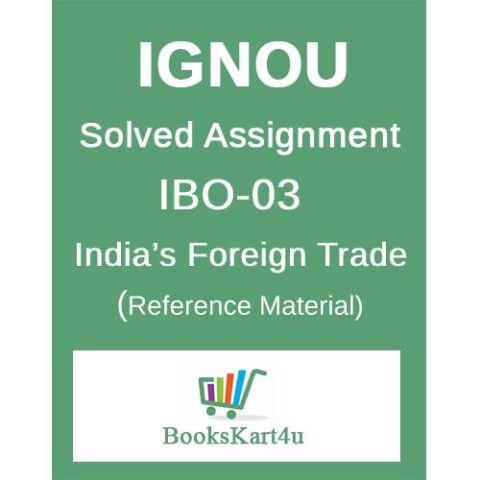 IGNOU PGDIBO-3 Assignment