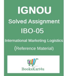 IGNOU PGDIBO-5 Assignment