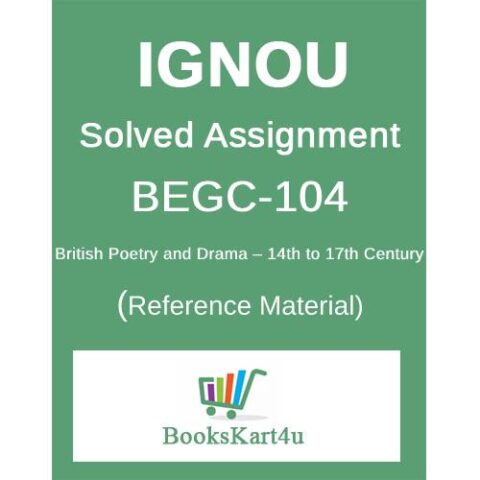 BEGC104 IGNOU Assignment