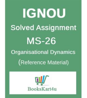 IGNOU MS-26 Assignment