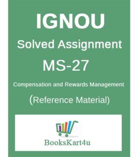 IGNOU MS-27 Assignment