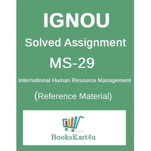 IGNOU MS-29 Assignment