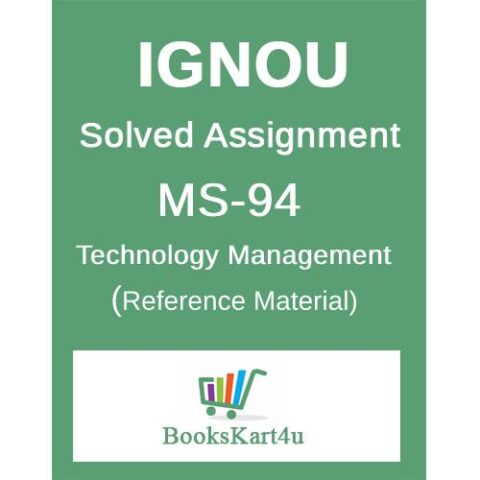IGNOU MS-94 Assignment