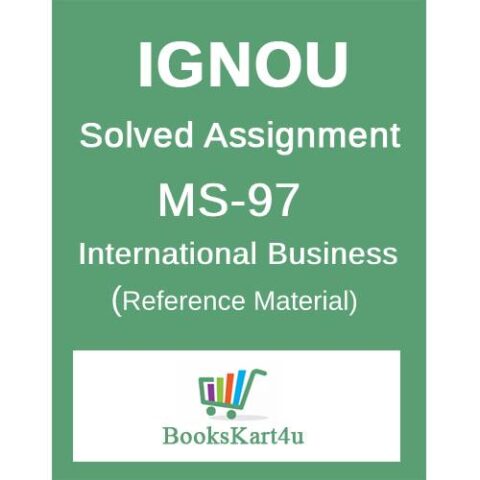 IGNOU MS-97 Assignment