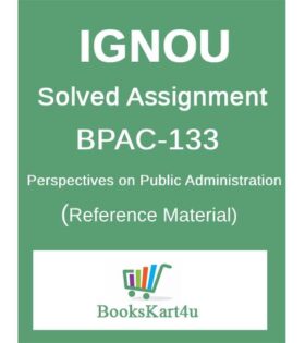 IGNOU BPAC133