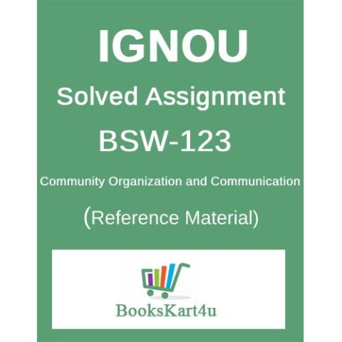IGNOU BSW123 Solved Assignment