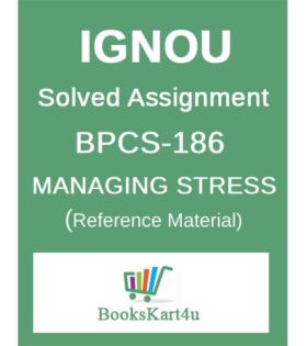 IGNOU BPCS186 Solved Assignment