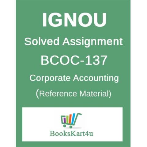 IGNOU BCOC137 Solved Assignment