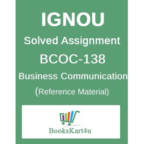 IGNOU BCOC138