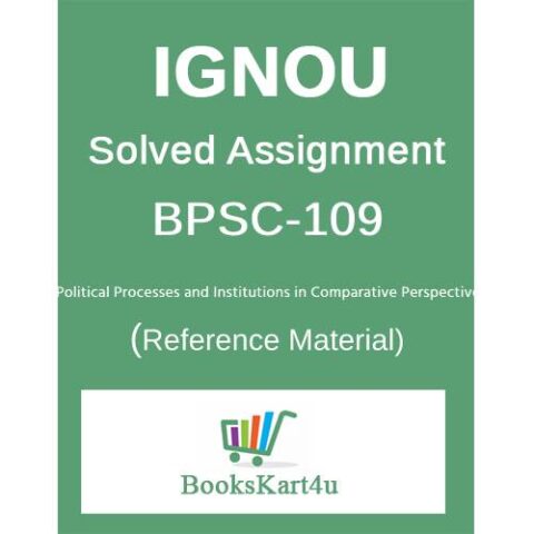BPSC109 IGNOU