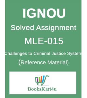 IGNOU MLE-15 Assignment