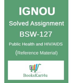 IGNOU BSW-127