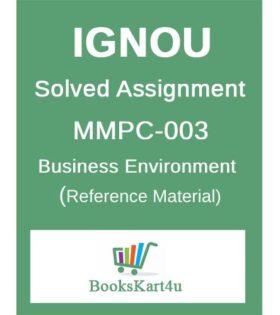 IGNOU MMPC-3 Assignment