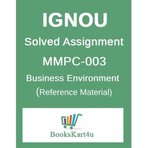 IGNOU MMPC-3 Assignment