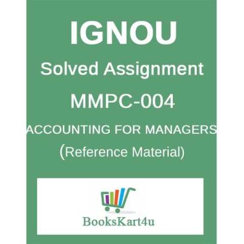 IGNOU MMPC-4 Assignment