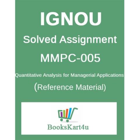 IGNOU MMPC-5 Assignment