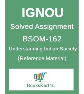 IGNOU BSOM162 Solved Assignment