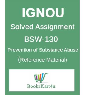 IGNOU BSW130 Assignment